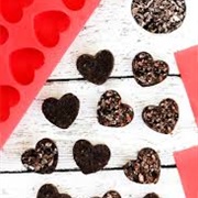 Homemade Chocolate Fudge Hearts