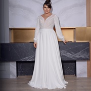 Natural Waist Wedding Dress