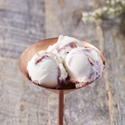 Panna Cotta and Wild Strawberry Gelato