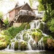 Waterfalls in Rastoke, Croatia
