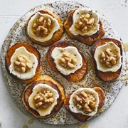Sweet Potato and Goat Cheese Rounds