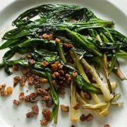 Sauteed Ramps With Bacon