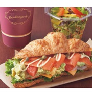 Smoked Trout & Avocado Croissant Sandwich Meal