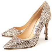 Gold Sparkly High Heels