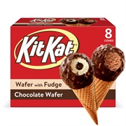 Kit Kat Wafer With Fudge/Chocolate Wafer Ice Cream Cones
