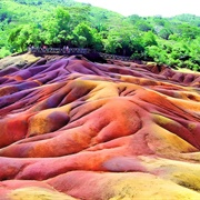 Seven Colored Earth of Chamarel, Mauritius