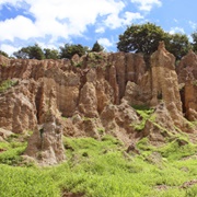 Awa Sand Pillars, Tokushima, Shikoku, Japan