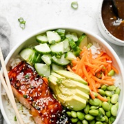 Teriyaki Salmon Bowl
