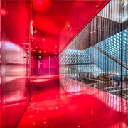 The Red Hall at Seattle's Central Library