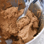 Crystallized Ginger, Pretzel, and Molasses Cookie Dough