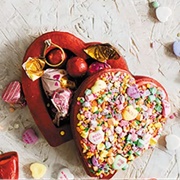 Red Velvet Candy Heart Cookie