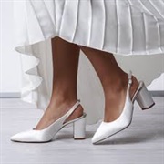 Slingback Heels for Bride