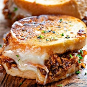 BBQ Chicken Melt Sandwich