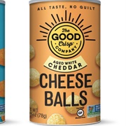 Good Crisp Company Aged White Cheddar Cheese Balls