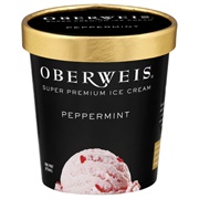 Oberweis Super Premium Ice Cream Peppermint Ice Cream