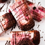 Cherry Cordial Drizzle Popsicle