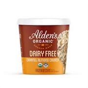 Alden's Organic Dairy Free Caramel Almond Crunch Frozen Dessert