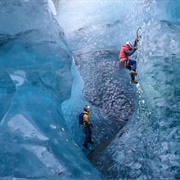Ice Climbing in Iceland