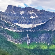 Bird Woman Falls, Glacier National Park, Montana, USA