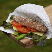 Tomato and Cheese Rye Sandwich