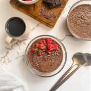 Chocolate Flaxseed Pudding