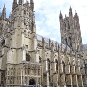 The Great Cloister and Chapter House of Canterbury Cathedral