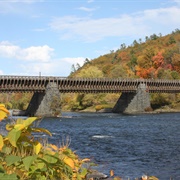 Roebling's Delaware Aqueduct Suspension Bridge