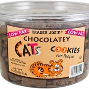 Trader Joe's Chocolate Cat Cookies