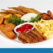 Roasted Bird and Fish