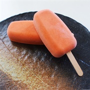 Mamey Sorbet Popsicle