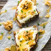 Multigrain Rye Bread With Goat Cheese