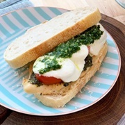 Chicken Mozzarella Pesto Sandwich
