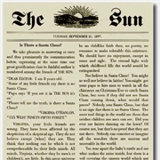 "Yes Virginia, There Is a Santa Claus"