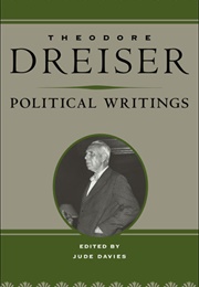 Theodore Dreiser: Political Writings (Edited by Jude Davies)