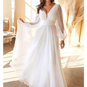 Chiffon Wedding Dress