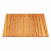 Light Bamboo Bath Mat