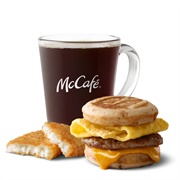 Sausage, Egg & Cheese McGriddles Meal