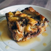 Chocolate and Banana Bread & Butter Pudding