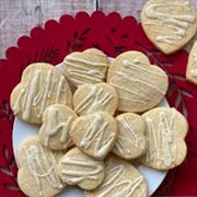 Shortbread Vanilla Hearts