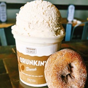 Browndog Creamery Drunkin' Donut Boozy Ice Cream