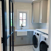 Window in Laundry Area