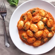 Gnocchi With Onion Tomato Sauce
