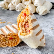 Shredded Chicken Burrito