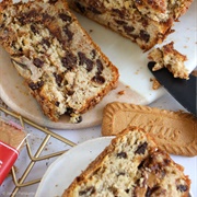 Multigrain Rye Bread With Cranberry and Pepper Cream Cheese, and Biscoff