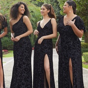 Bridesmaids in Black