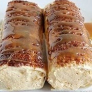 Cheesecake Enchiladas Caramel Drizzle