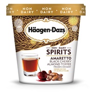 Häagen-Dazs Non-Dairy Spirits Amaretto Black Cherry Almond Toffee Frozen Dessert