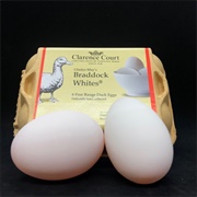 Braddock Whites Duck Eggs