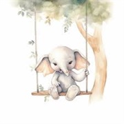 Um Elefanta a Baloiçar