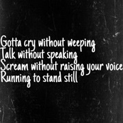 Running to Stand Still